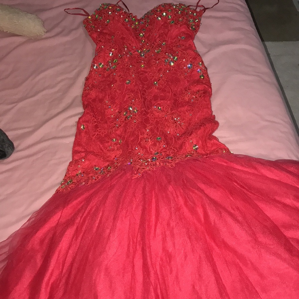Prom mermaid style dress